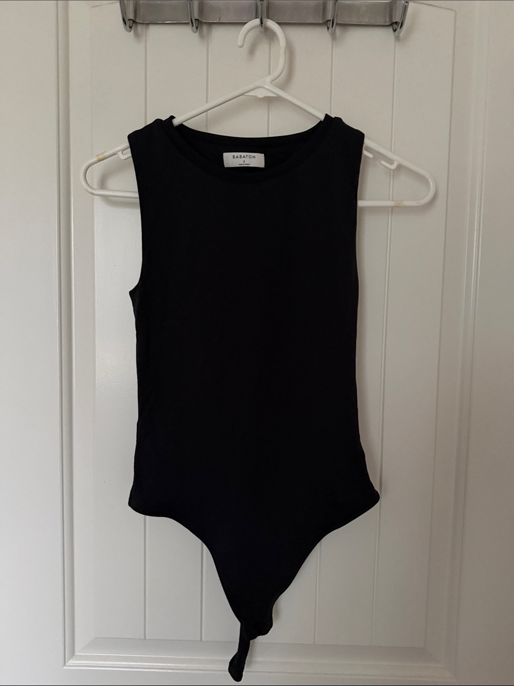 Babaton Black Sleeveless Kids Bodysuit